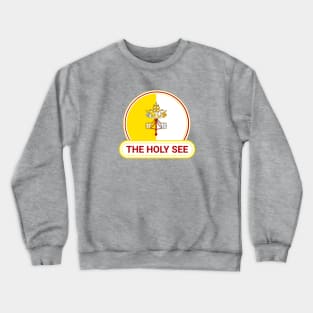 Vatican City - The Holy See Country Badge - The Holy See Flag Crewneck Sweatshirt